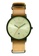 TED BAKER brown and green Ted Baker 40mm - Black Case, Brown Strap (10026443) TE856AC42JJLSG_1