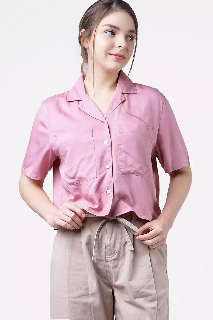 Kemeja Wanita Debora Pink