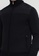 CK CALVIN KLEIN black Merino Wool Recycled Polyester With Nylon Zip-Up - Rubber Logo 085AEAA331EC73GS_3