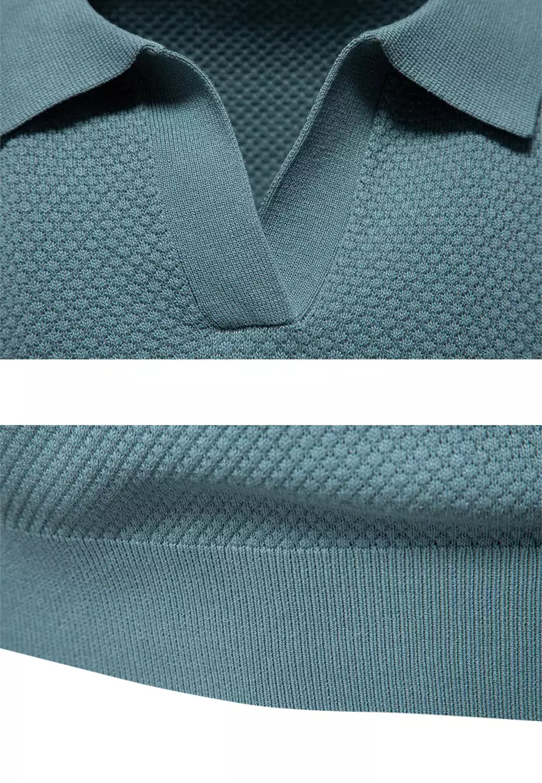 Business Textured Polo Shirt AX-PSD8025