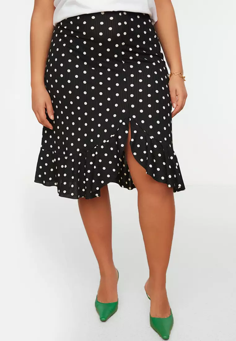 Polka dot skirt malaysia sale