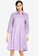 Vero Moda purple Maggie 3/4 Sleeves Dress 951F6AA7B8F3B9GS_1
