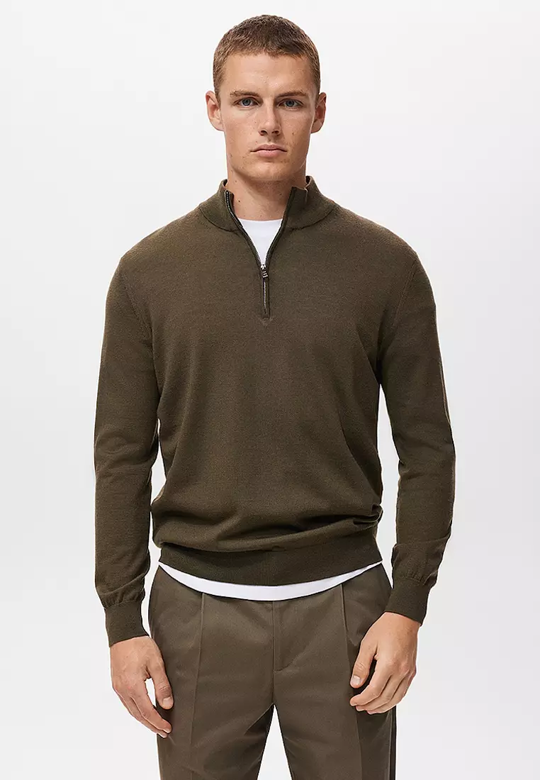 100% Merino Wool Perkins Neck Sweater