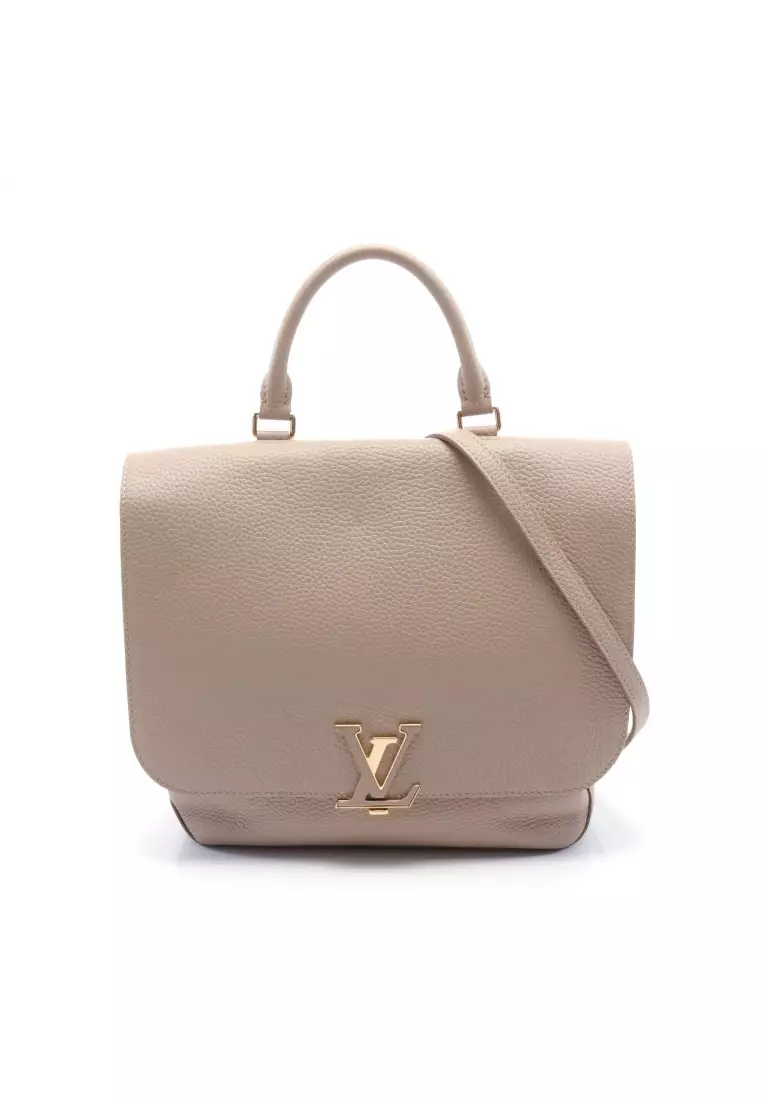 Buy Louis Vuitton Pre-loved LOUIS VUITTON volta Galle Handbag leather Gray  beige 2WAY Online