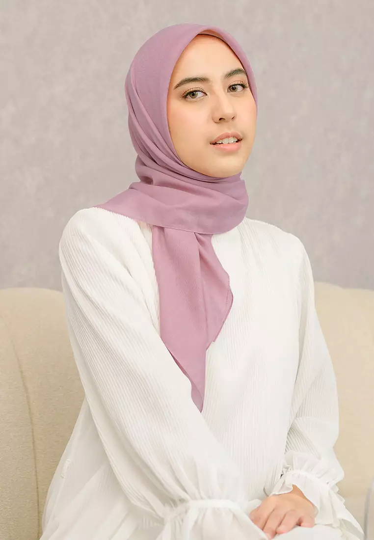 Theya Voal Square Pearly Purple