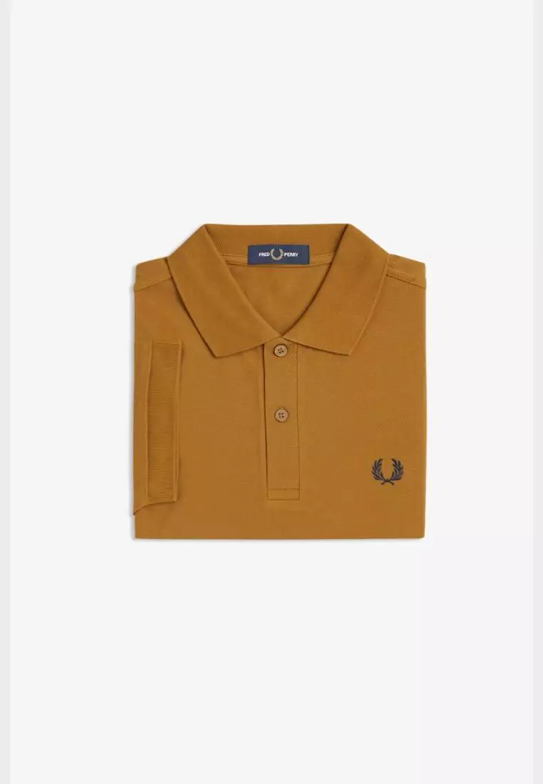 Fred Perry M6000 The Fred Perry Shirt (Dark Caramel / Navy)