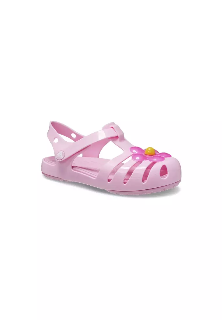 Discount on Crocs  shoes - SKU: Toddler Isabella Charm Sandal in Flamingo