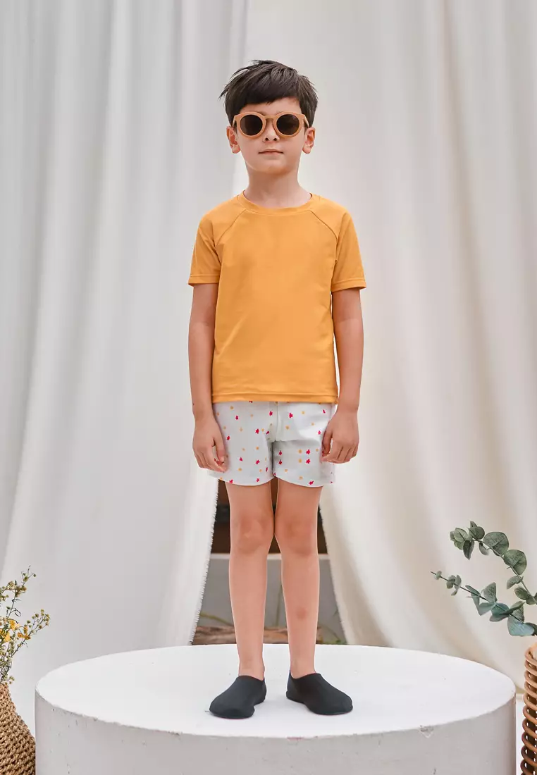 Summer Wonderland Unisex Short Pant - Marigold Yellow