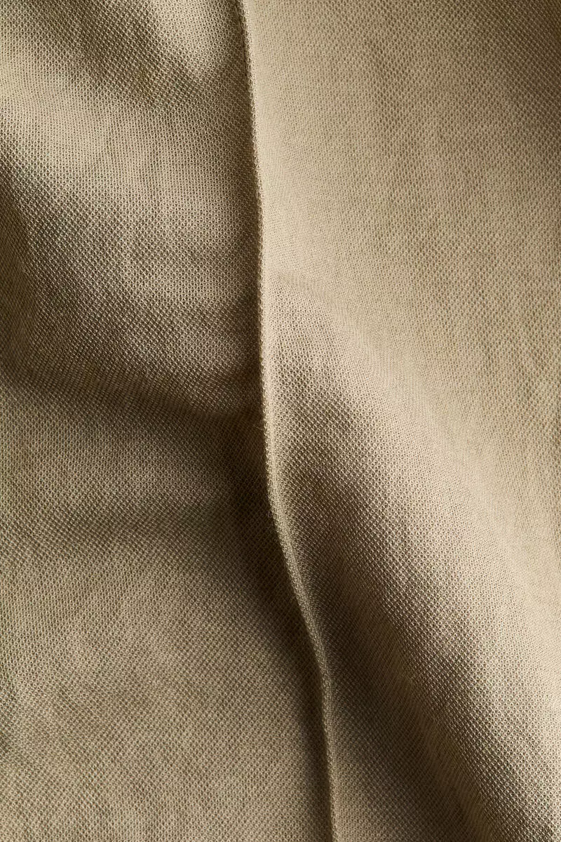 Scarf-detail trousers