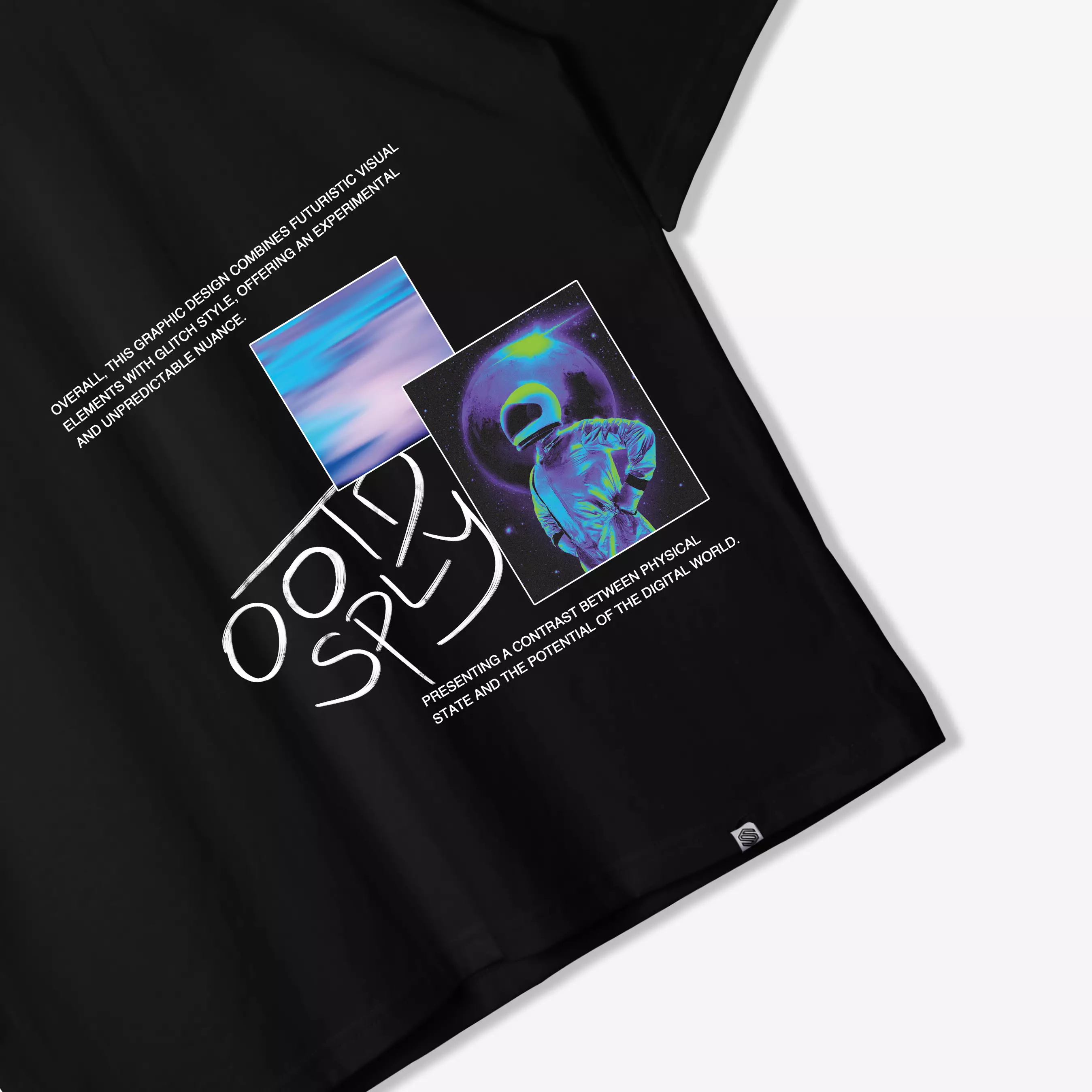 OOTDSUPPLY Oversized Tshirt Infinity Dark Brown & Black l Kaos Oversize Pria dan Wanita OVZ151