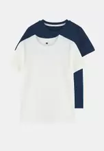 Navy Blue/Ecru