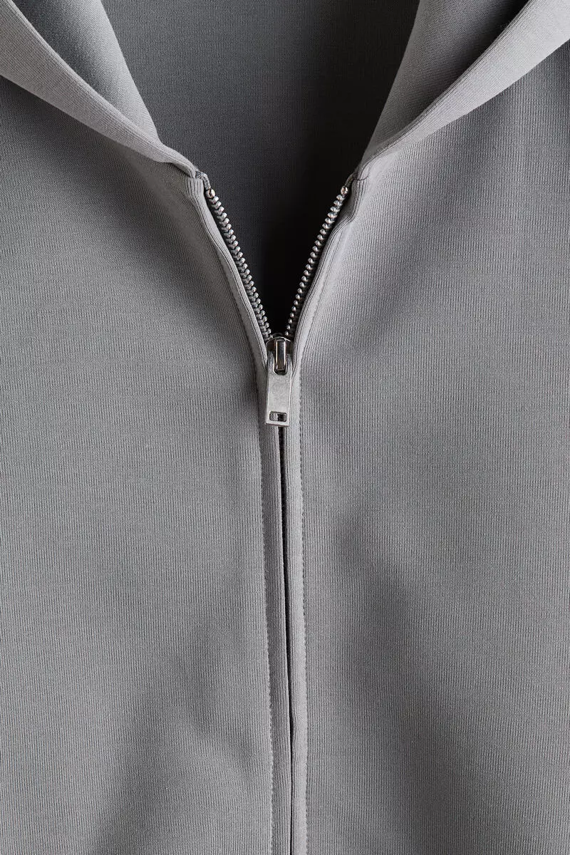Oversized Fit Interlock Zip-through hoodie