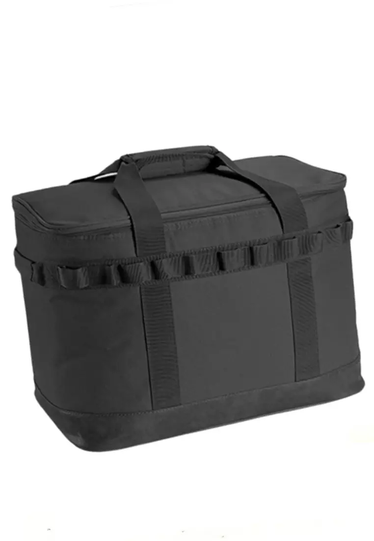 Stevie Tas Penyimpanan Unisex Storage Box Camping Outdoor Travel Waterproof Material Oxford ORIGINAL - Black
