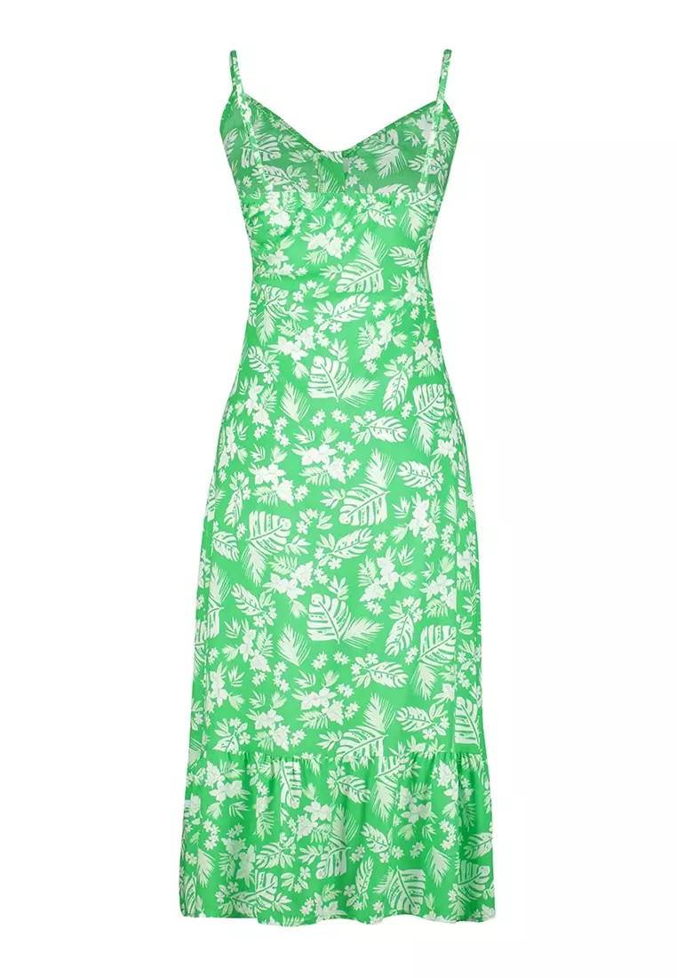 Jual Trendyol Woven Floral Pattern Dress Original 2024 ZALORA Indonesia