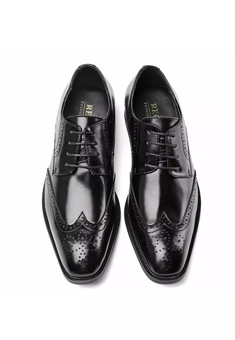 真皮復古擦色牛津鞋3210-6