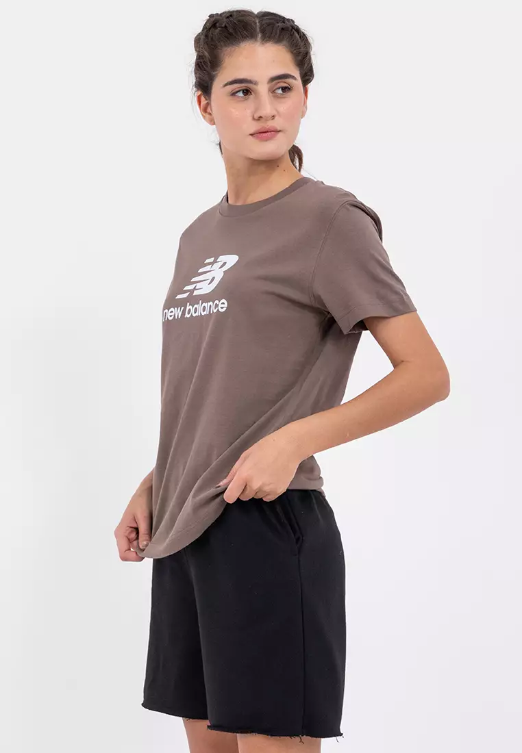 Sport Essentials Jersey Logo T-Shirt Womens TOP-36282