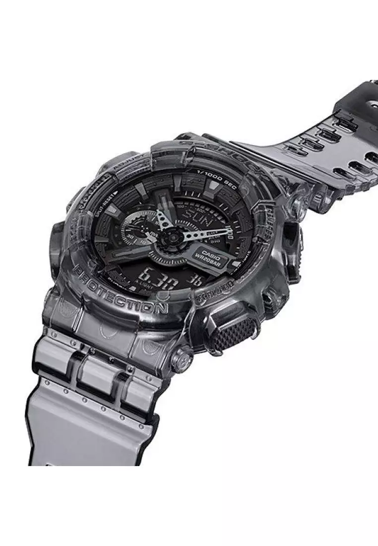 CASIO G SHOCK GA-110SKE-8ADR BLACK TRANSPARAN