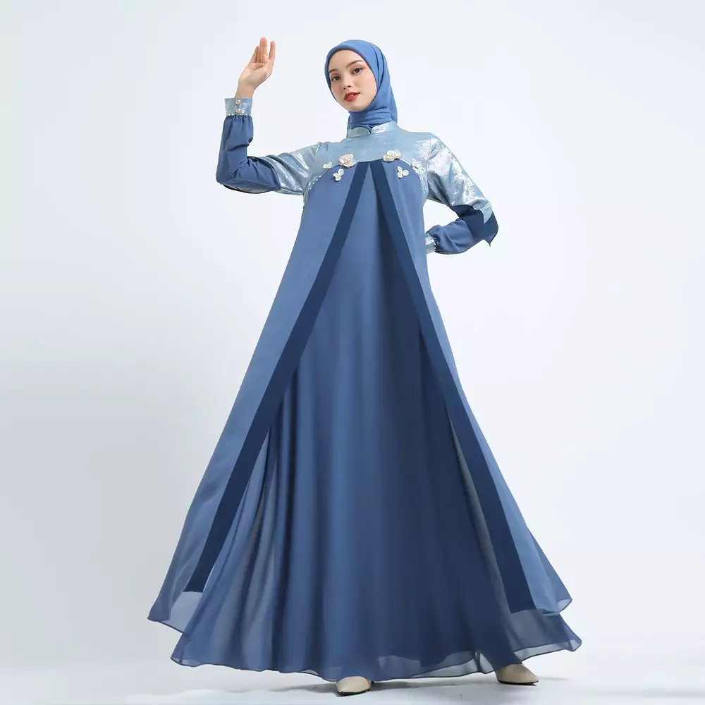 Mayra Indonesia - Dress Kaerin - Steel Blue