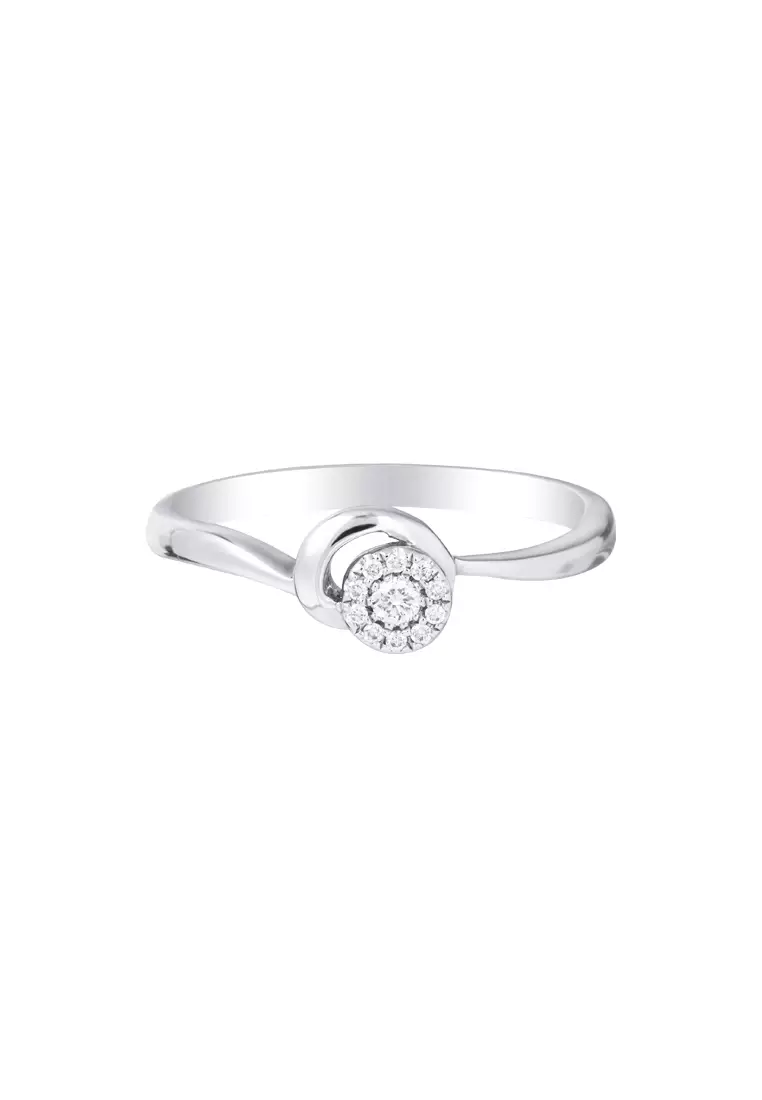 White gold sales minimalist ring