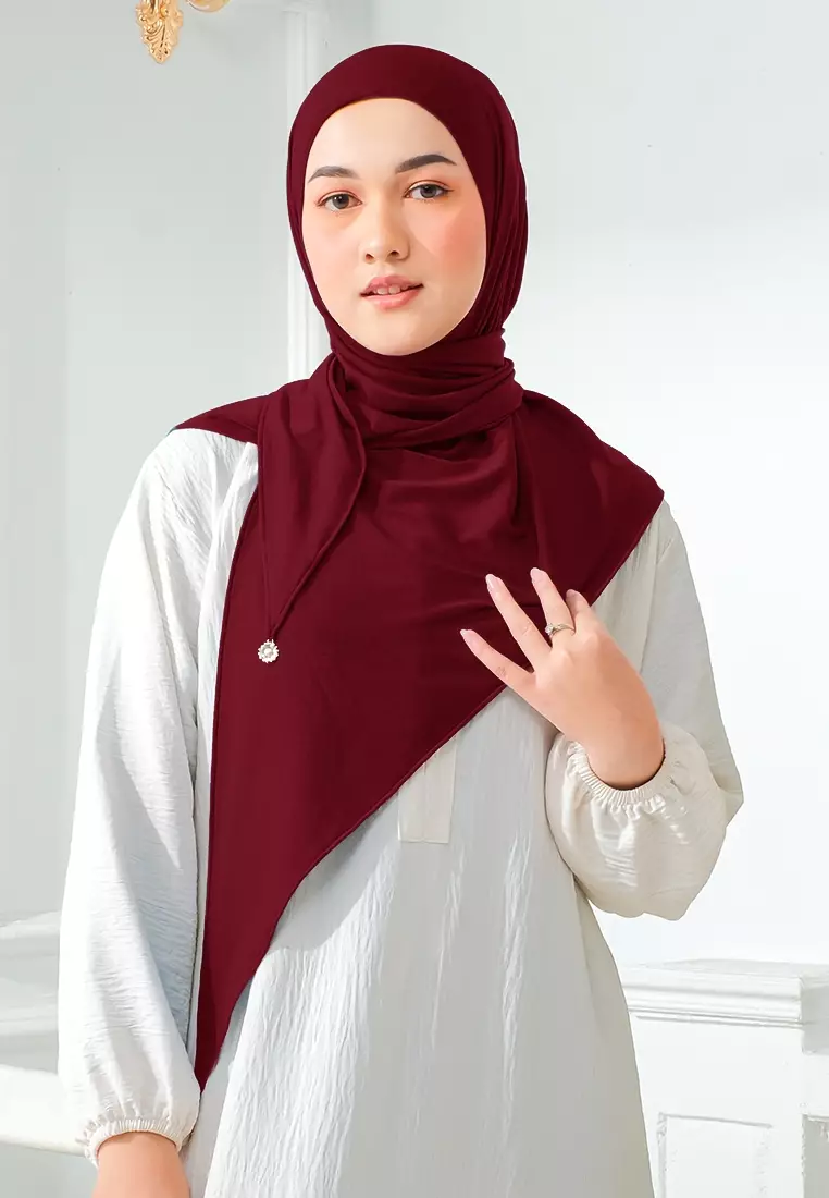 HIJAB INSTAN ZYANA - MAROON