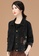 A-IN GIRLS black Fashion Embroidered Denim Jacket 468ECAA69FD8C0GS_2