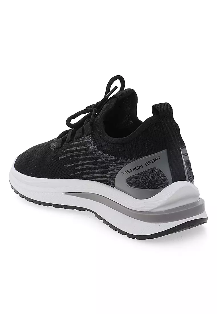 Chayton Sepatu Olahraga Pria Sneakers Casual Sport Shoes Material Synthetic ORIGINAL - Black