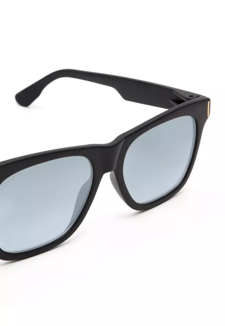 HAWKERS Carbon Black Silver SUNSET Asian Fit Sunglasses for Men and Women