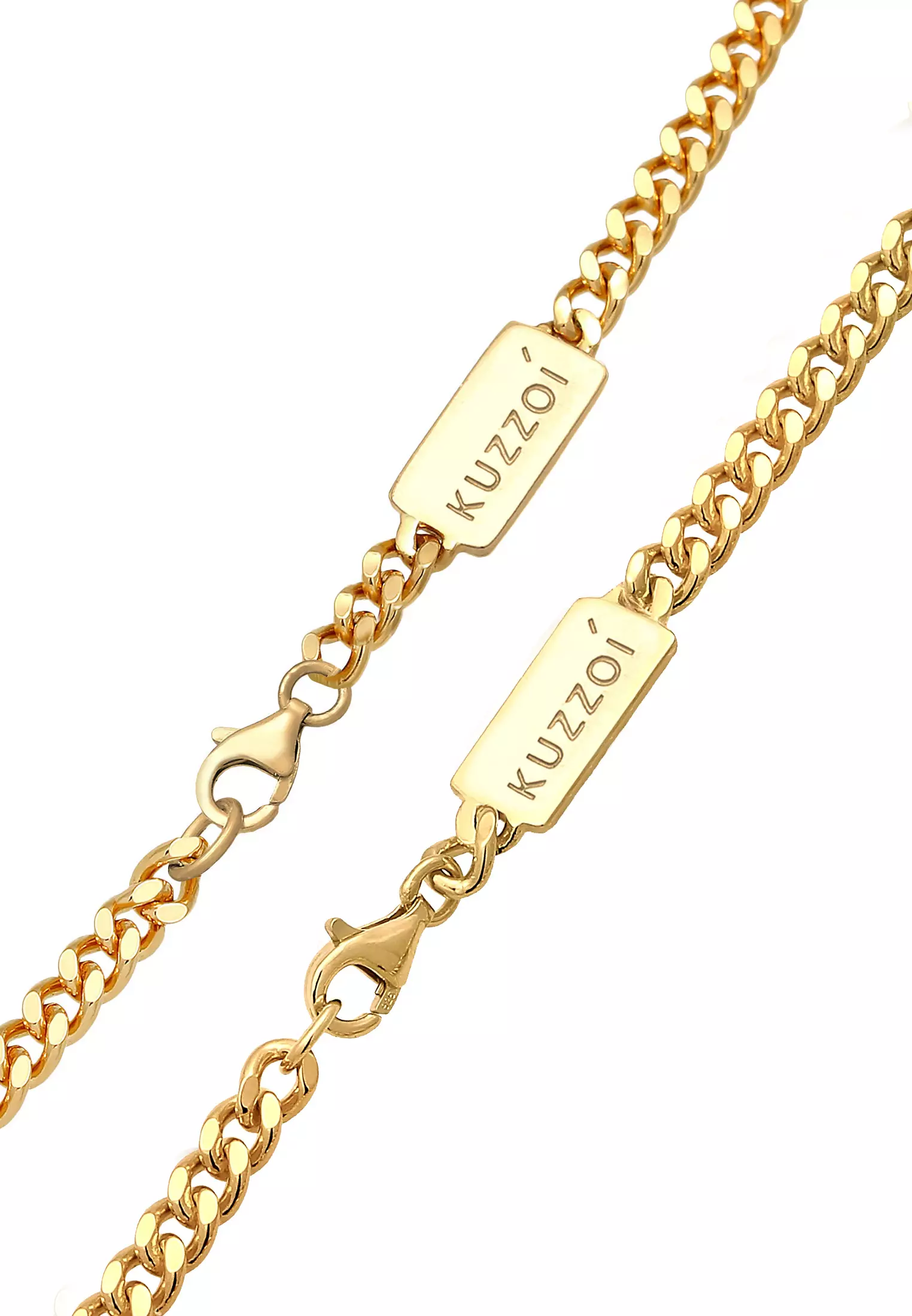 Jewelry Set Men Basic Curb Set Gold Plated
