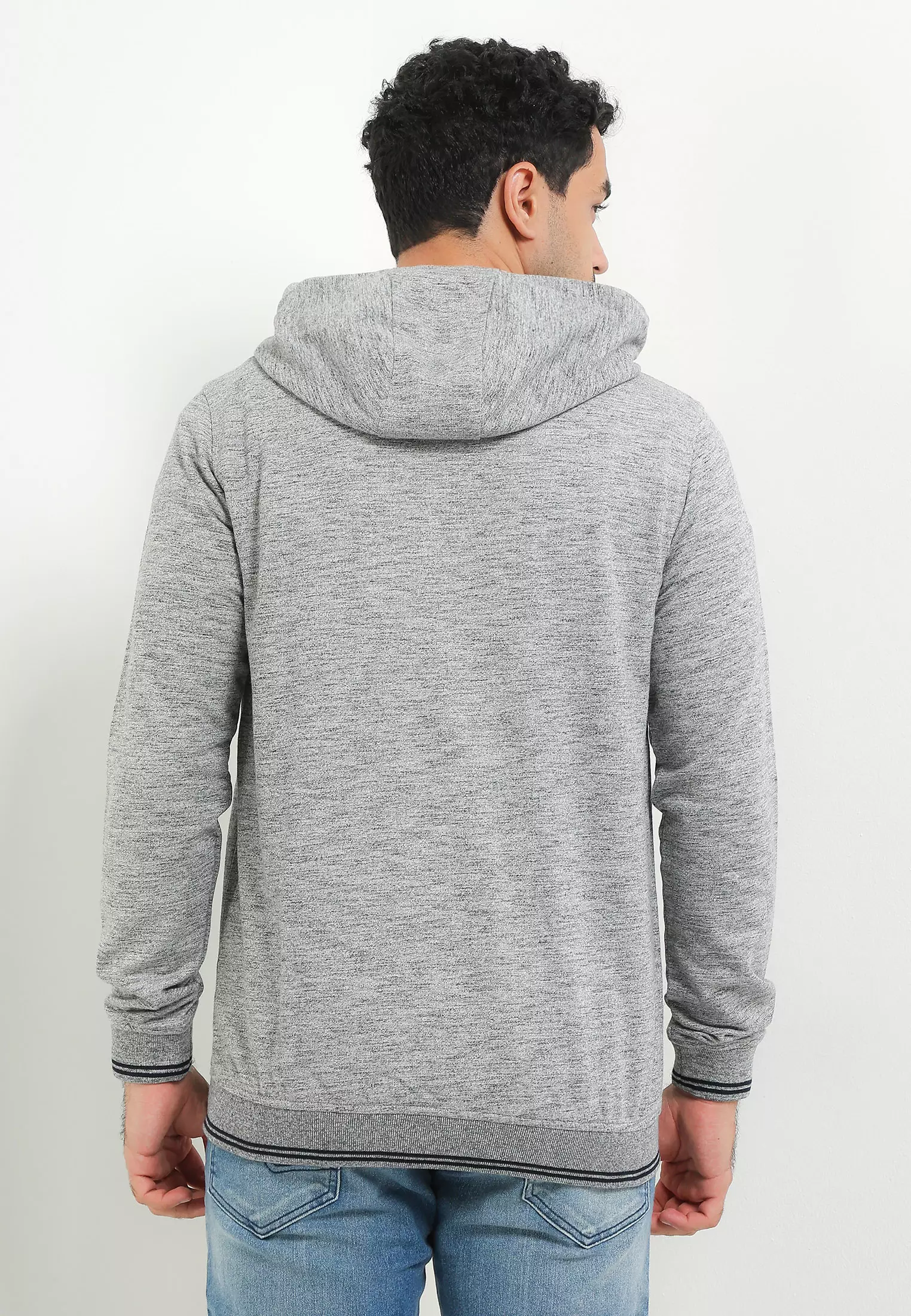 Cressida Sweatshirt Hoodie Zipper Misty Grey - BB041G