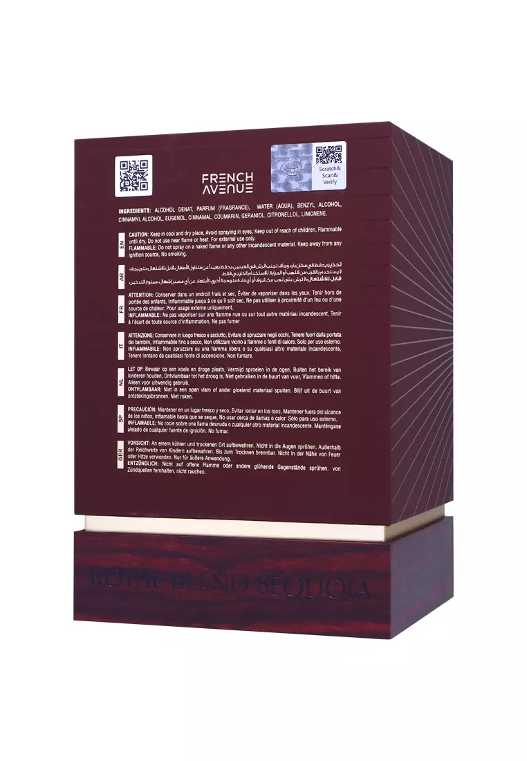 French Avenue Royal Blend Sequoia Unisex Extrait de Parfum 100 ML
