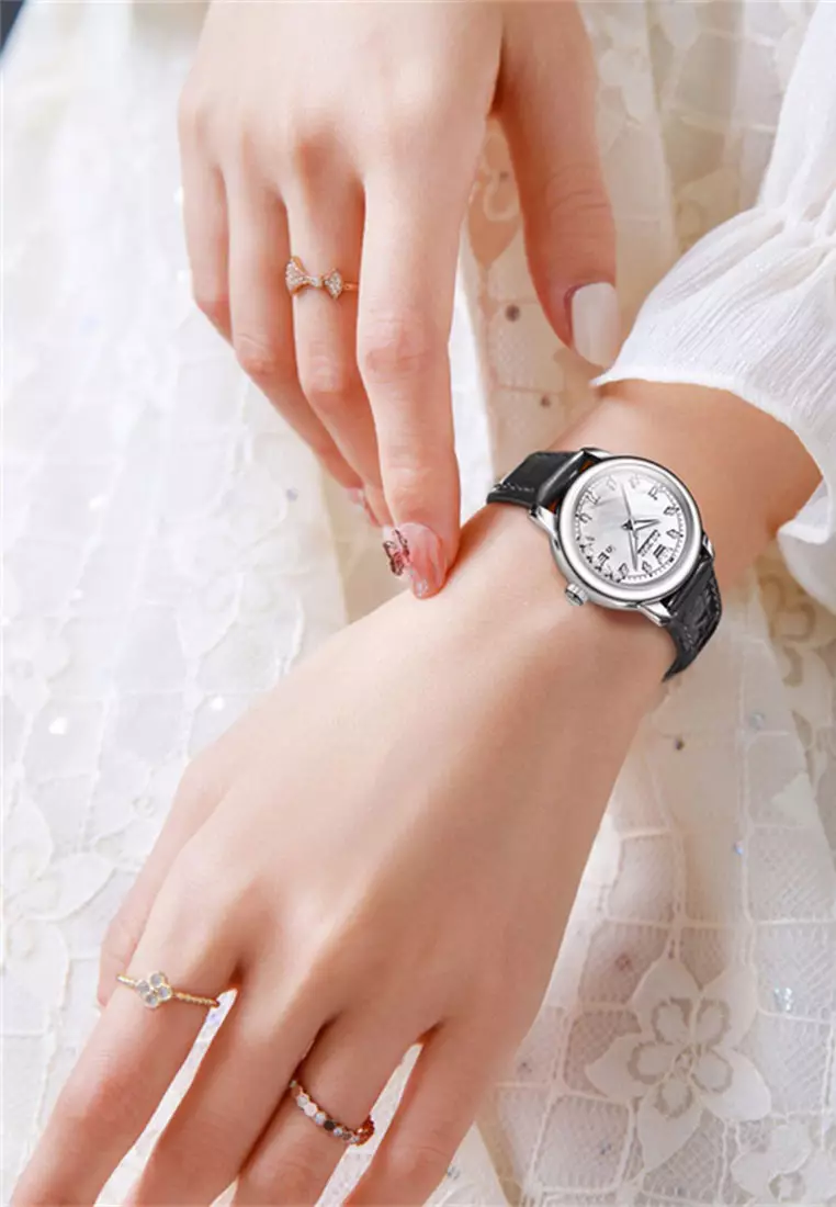 Noire Leather Women Quartz Watch