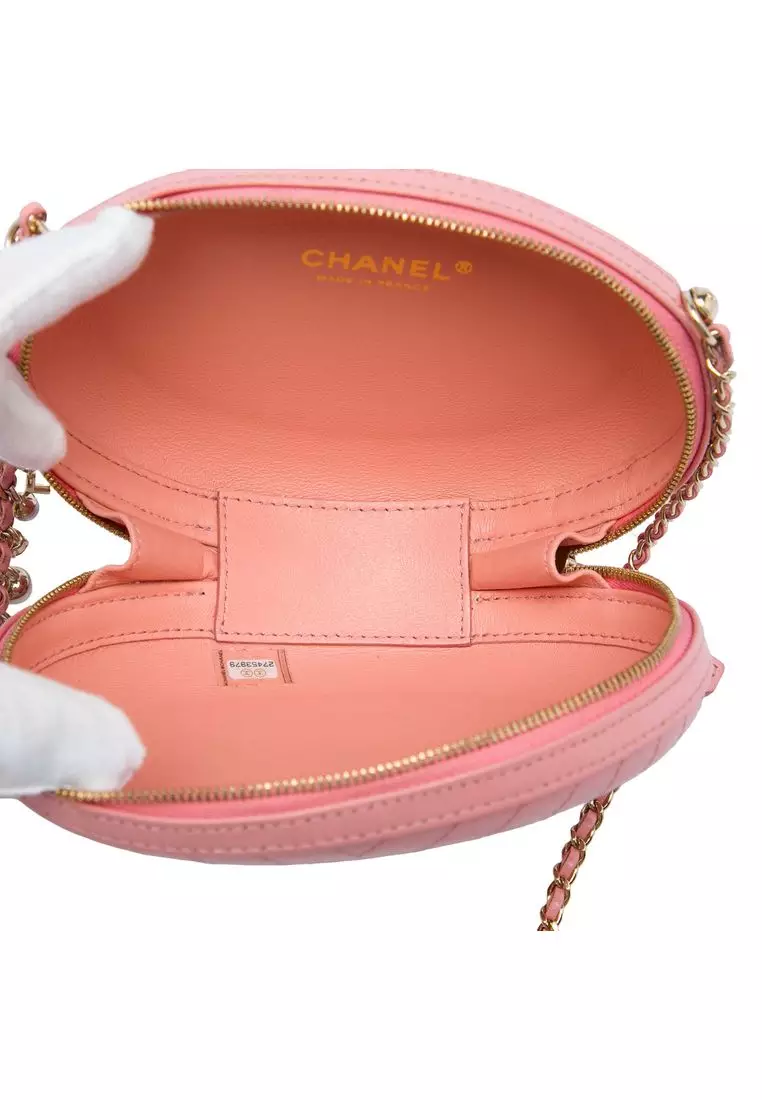 Pre-Loved Chanel Chevron Stitched Calfskin La Pausa Evening Bag