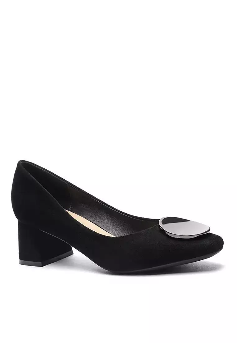 Discount on Twenty Eight Shoes  shoes - SKU: Round Buckle Pumps 1270-45