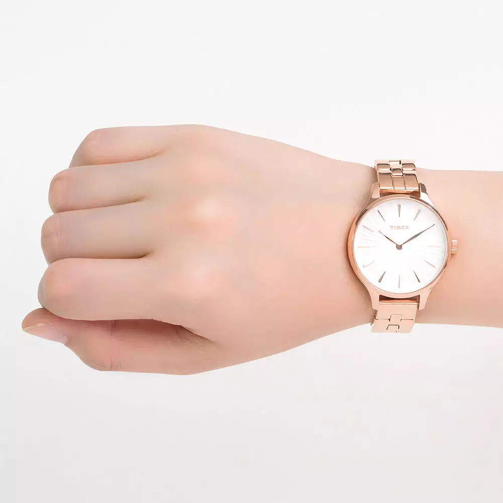 Jam Tangan Wanita TIMEX TW00NTD86E Sharon Rose Gold Original