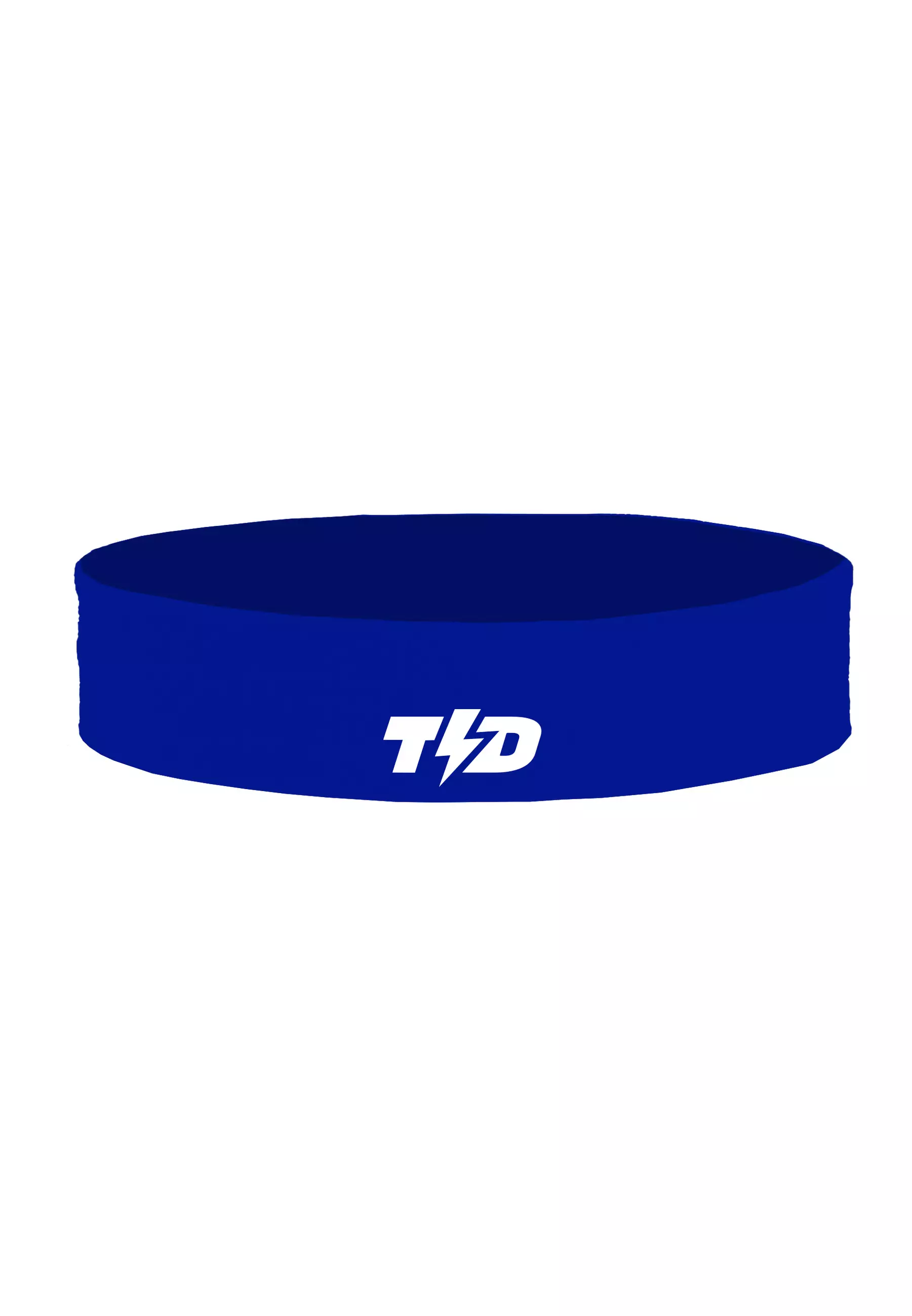 ABA07 Head Band Anti Bau Zeroodor Logo Putih Polos Biru