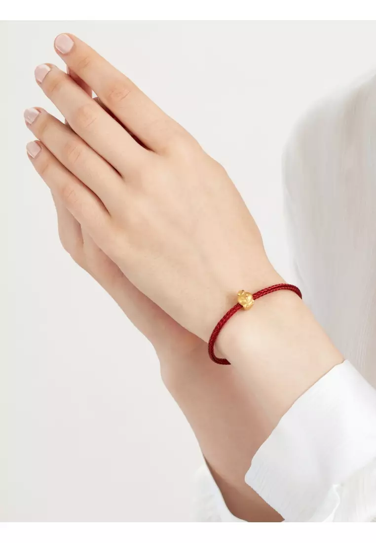 Charme 999 24K Gold Chinese Zodiac Rooster Charm 93700C (Bracelet not included)