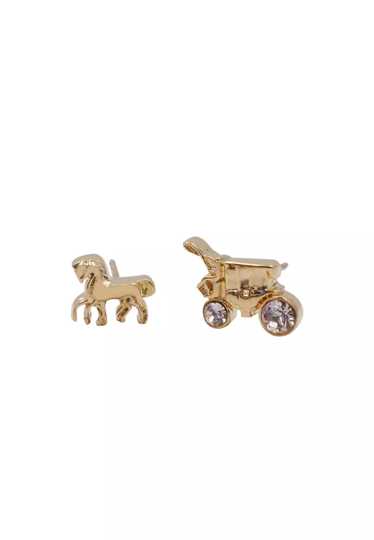 Coach horse and carriage earrings store