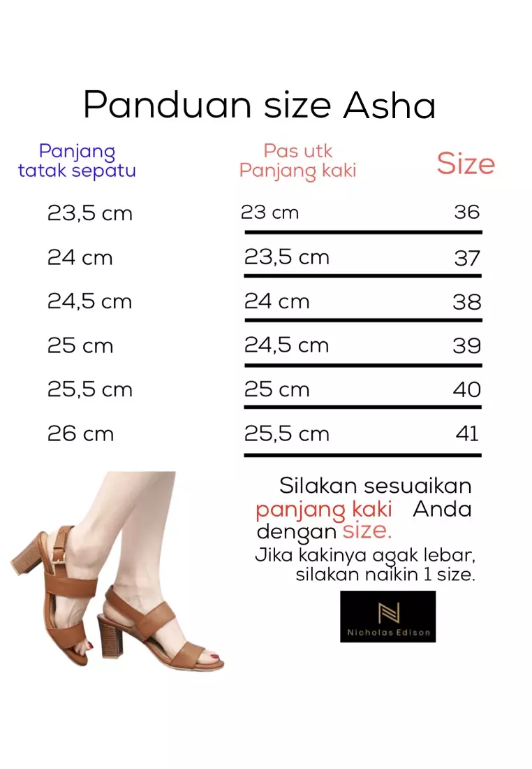 Nicholas Edison Heel Asha Cream