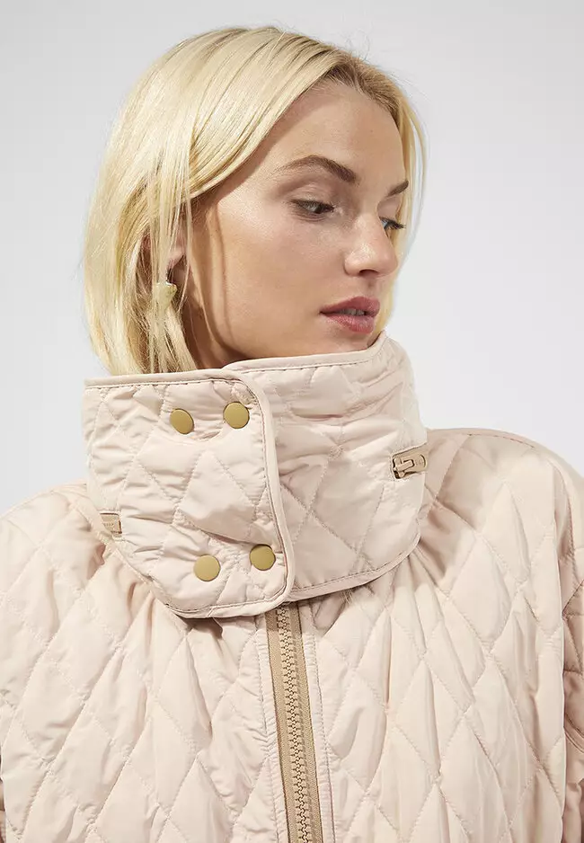 French connection on sale quilted coat