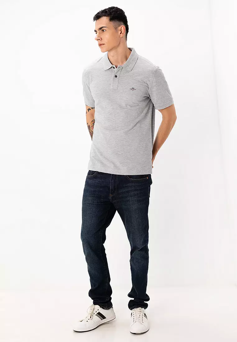 Regular Fit Shield Piqué Polo Shirt
