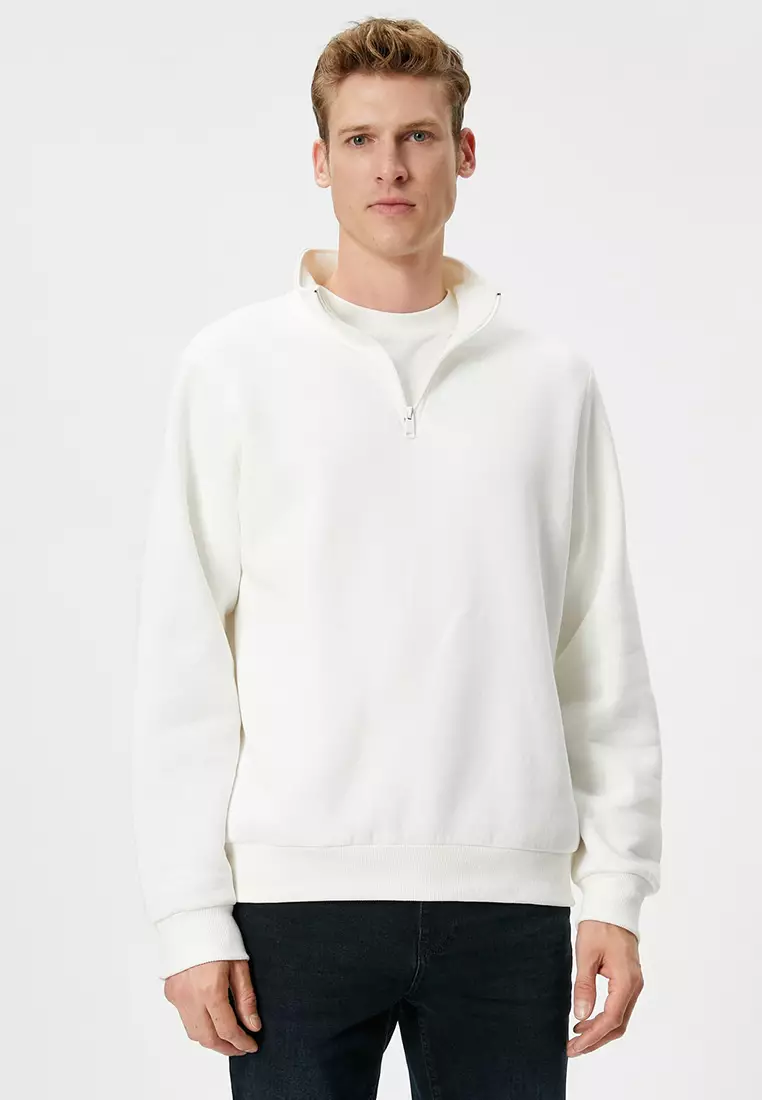 Half and half sweatshirt discount