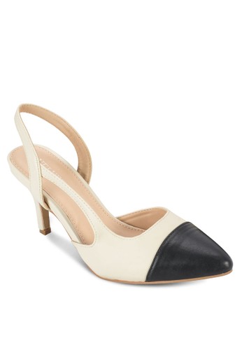 Nora Pointed Toe Mid zalora 評價Heels, 女鞋, 鞋