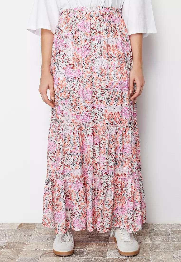Floral skirt zalora new arrivals