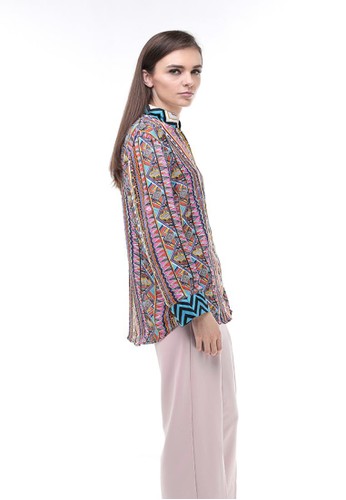 Jual Jening Batik  Jening Batik  Reggio Tribal Shirt 