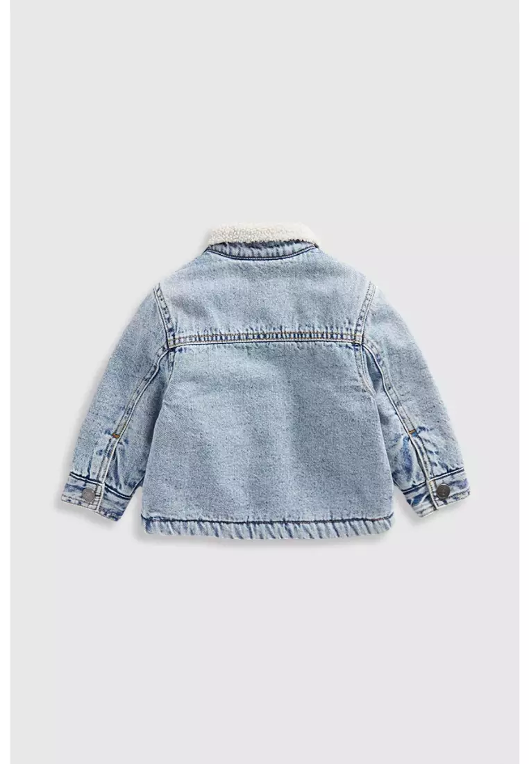 Denim Jacket with Borg Lining