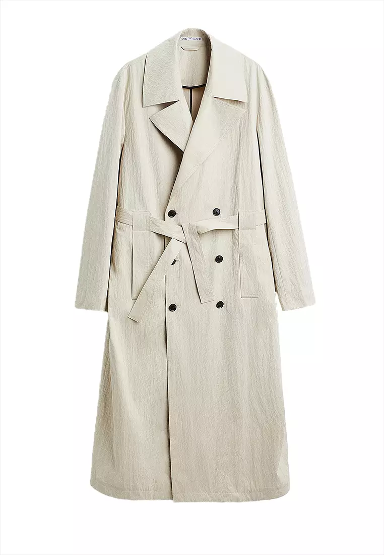 Zara online trench coat top