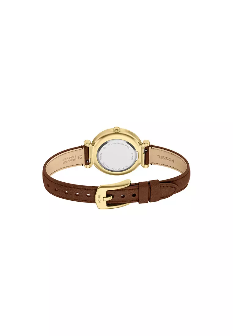 Carlie Brown Leather Watch Es5464