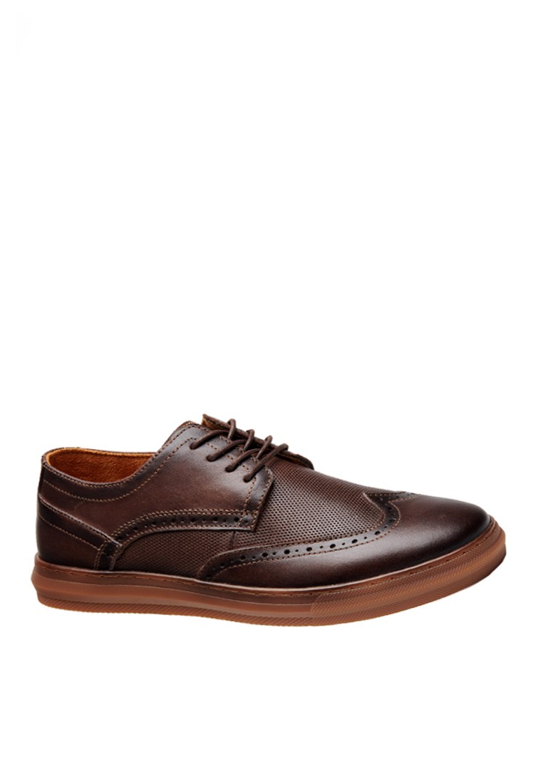 VANSA Top Layer Cowhide Lace-up Loafer VSM-C18962