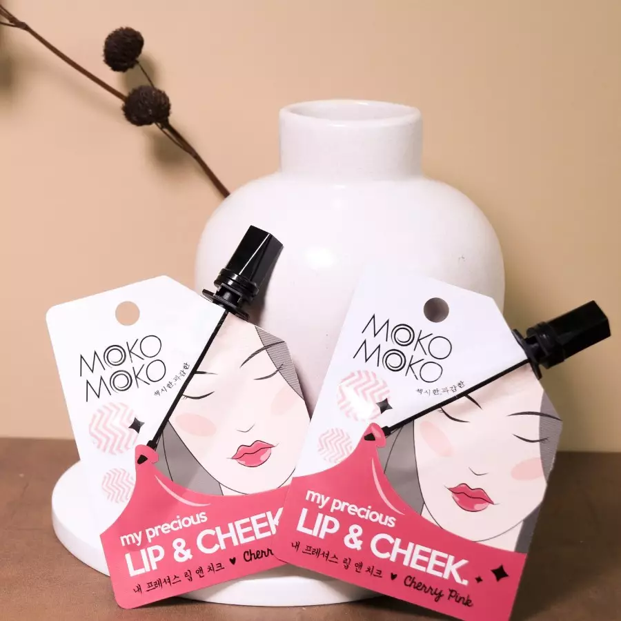 Moko Moko My Precious Lip & Cheek - Cherry Pink