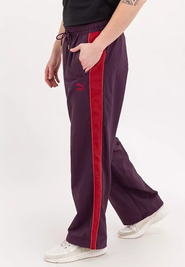 Puma tape wide leg track pants clearance